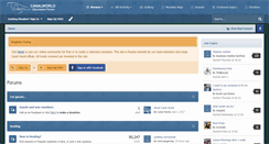 Desktop Screenshot of canalworld.net