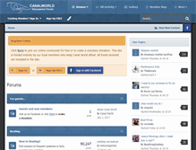 Tablet Screenshot of canalworld.net